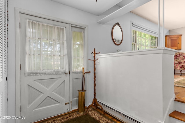 725 Avenue Ave E, Danville, PA 17821 - doorway to outside featuring baseboard heating