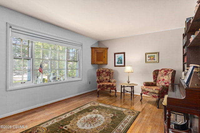 725 Avenue Ave E, Danville, PA 17821 - living area featuring wood-type flooring and baseboards