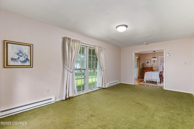 725 Avenue Ave E, Danville, PA 17821 - unfurnished room with a baseboard radiator and carpet