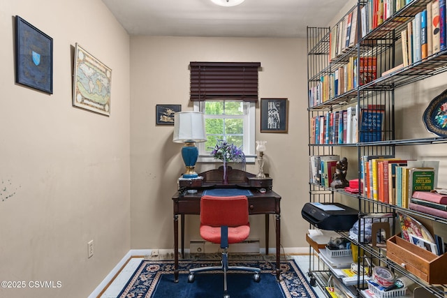 725 Avenue Ave E, Danville, PA 17821 - home office with baseboards and a baseboard radiator
