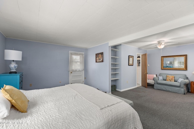 725 Avenue Ave E, Danville, PA 17821 - carpeted bedroom featuring ceiling fan and baseboards