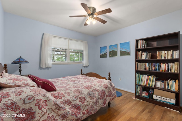 725 Avenue Ave E, Danville, PA 17821 - bedroom featuring wood finished floors and a ceiling fan