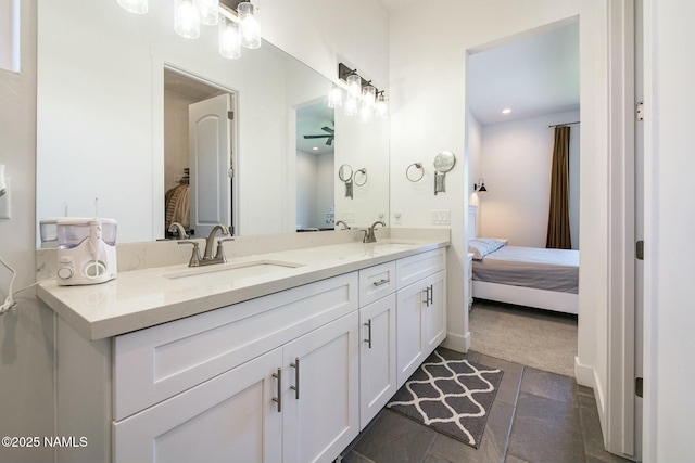 11512 Cepheus Rd, Bellemont, AZ 86015 - full bath with connected bathroom, a sink, and double vanity