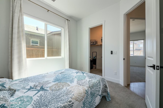 11512 Cepheus Rd, Bellemont, AZ 86015 - bedroom with a closet, a spacious closet, carpet flooring, and baseboards