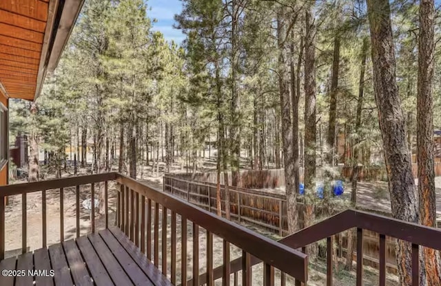 3120 W Tami Ln, Flagstaff, AZ 86001 - wooden deck with fence