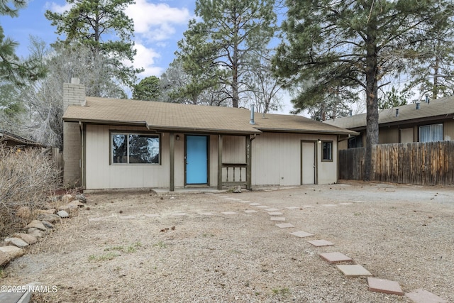 view of ranch-style home