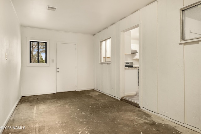 foyer with plenty of natural light