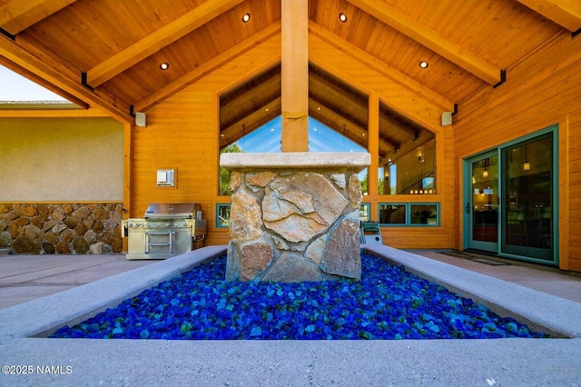 9178 N Snowbowl Ranch Rd, Flagstaff, AZ 86001 - view of patio with a grill