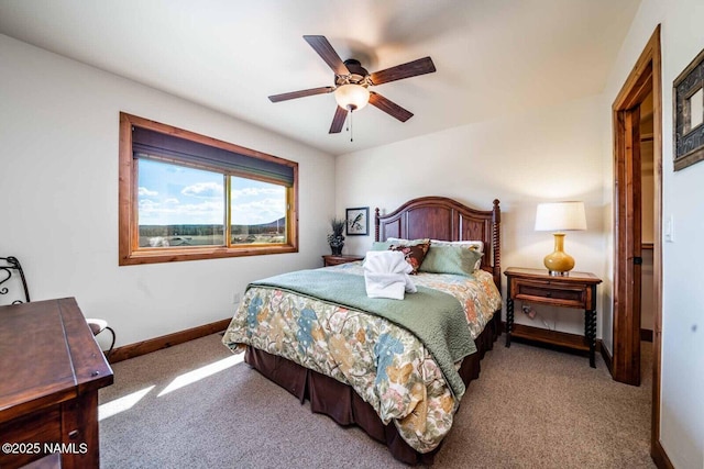 9178 N Snowbowl Ranch Rd, Flagstaff, AZ 86001 - bedroom with carpet floors and a ceiling fan