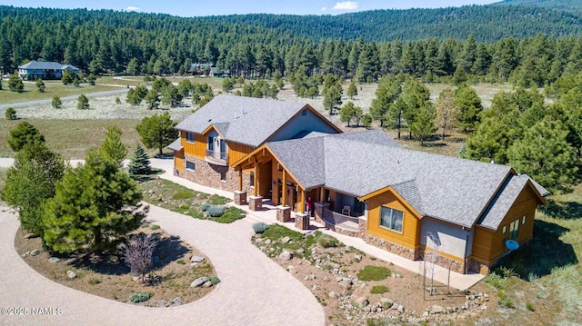 9178 N Snowbowl Ranch Rd, Flagstaff, AZ 86001 - view of subject property featuring a heavily wooded area