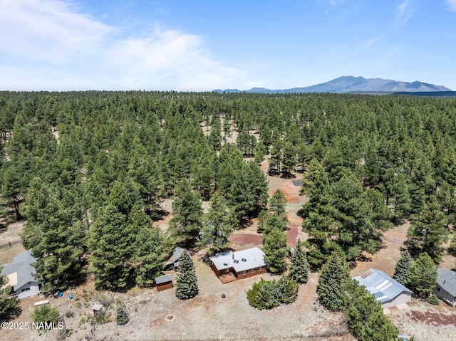 5735 White Tail Ln, Flagstaff, AZ 86005 - bird's eye view of a forest and mountains