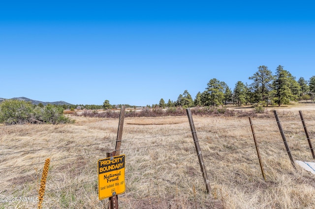 1031 Redwall Way, Williams, AZ 86046 - view of yard with a rural view and fence