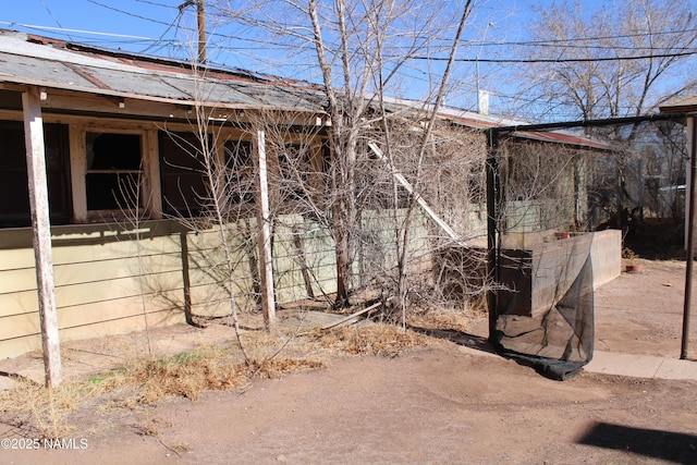 view of property exterior