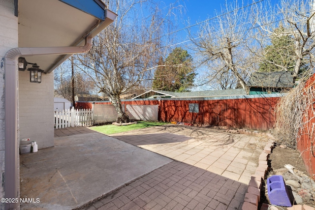 1707 N Fort Valley Rd, Flagstaff, AZ 86001 - view of patio / terrace featuring a fenced backyard