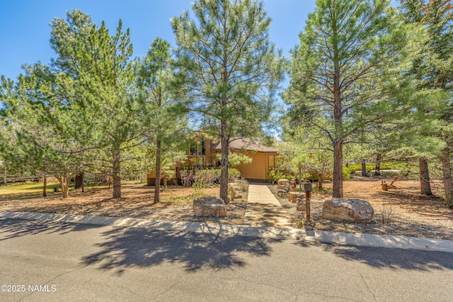 view of front of home