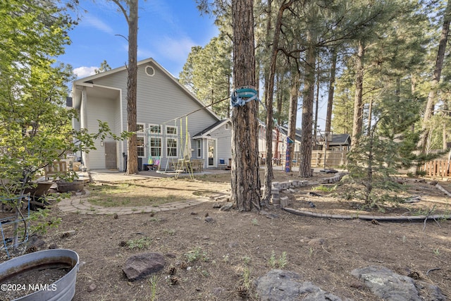 view of rear view of house