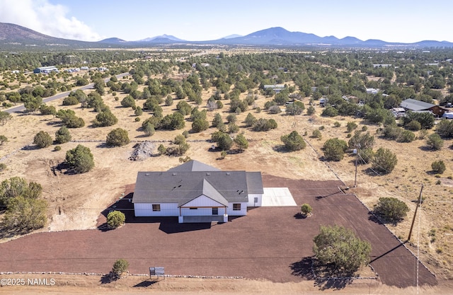 7939 N Red Lake Rd, Williams, AZ 86046 - view from above of property with a mountainous background