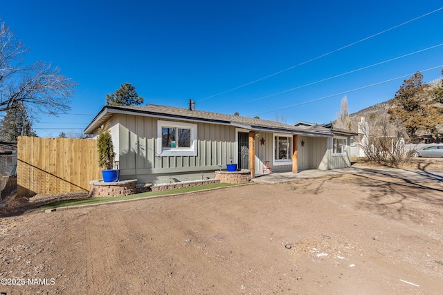 view of ranch-style house