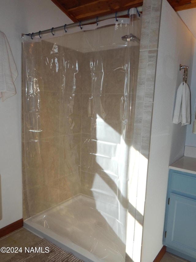 bathroom featuring tile patterned flooring