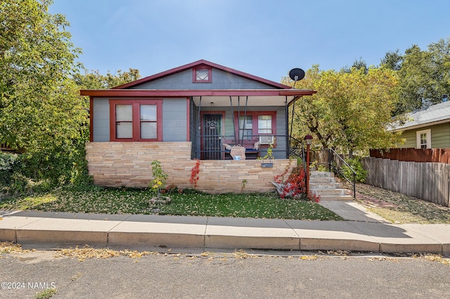 bungalow-style house with a porch