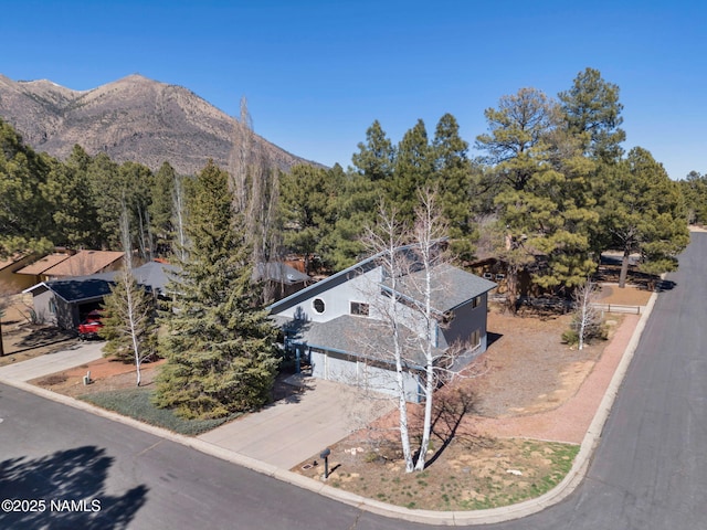 3792 E Ramble Wood Dr, Flagstaff, AZ 86004 - exterior space featuring a mountain view