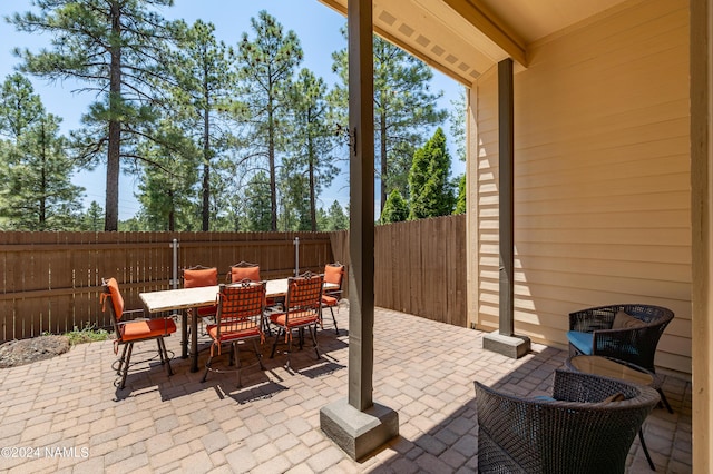 view of patio