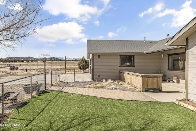 6162 Meadows Ln, Flagstaff, AZ 86004 - view of yard featuring a patio and a fenced backyard