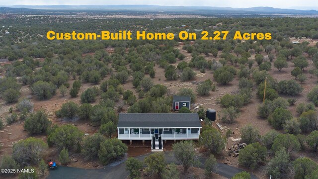 2576 Roberts Rd, Williams, AZ 86046 - view from above of property featuring a mountain backdrop