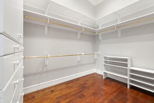 1430 E Puma Pl Unit F, Munds Park, AZ 86017 - walk in closet with dark wood-style flooring