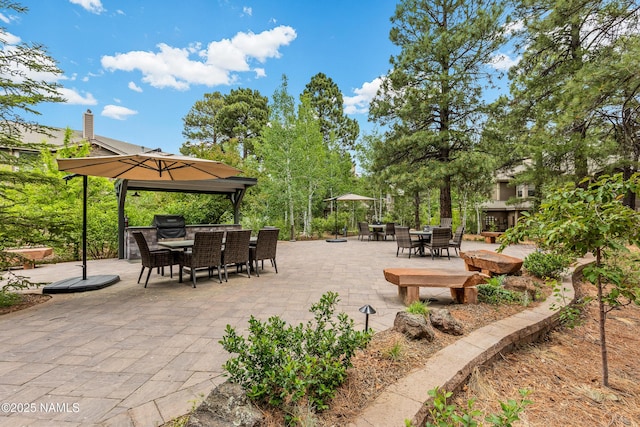 1401 N 4th St Unit 228, Flagstaff, AZ 86004 - view of patio with outdoor dining area