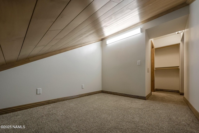1200 S Riordan Ranch St Unit 36, Flagstaff, AZ 86001 - additional living space with carpet, wood ceiling, and baseboards