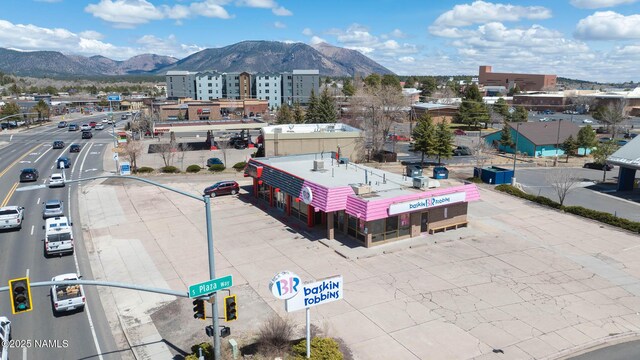 1200 S Riordan Ranch St Unit 36, Flagstaff, AZ 86001 - drone / aerial view with a mountain view