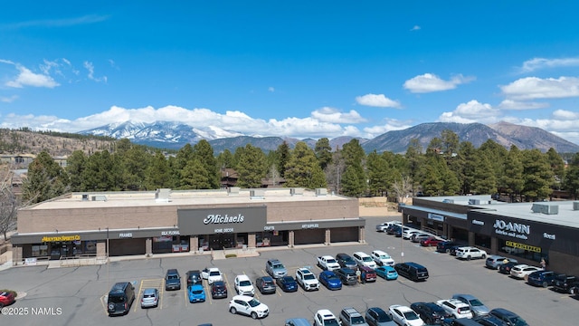 1200 S Riordan Ranch St Unit 36, Flagstaff, AZ 86001 - drone / aerial view featuring a mountain view