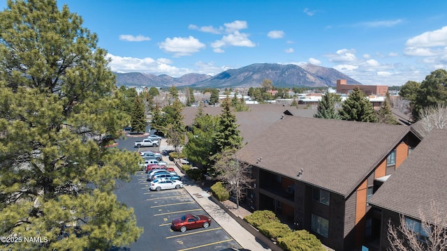 1200 S Riordan Ranch St Unit 36, Flagstaff, AZ 86001 - birds eye view of property with a mountain view