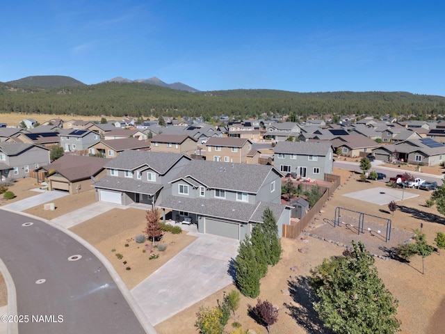 4580 Centaurus Rd, Bellemont, AZ 86015 - aerial view with a mountain view and a residential view