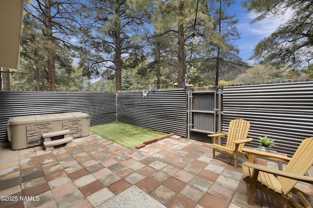 6437 N Conrad Ln, Flagstaff, AZ 86004 - view of patio featuring a gate