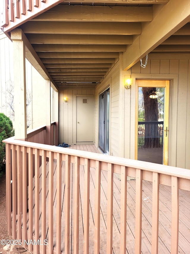 view of deck