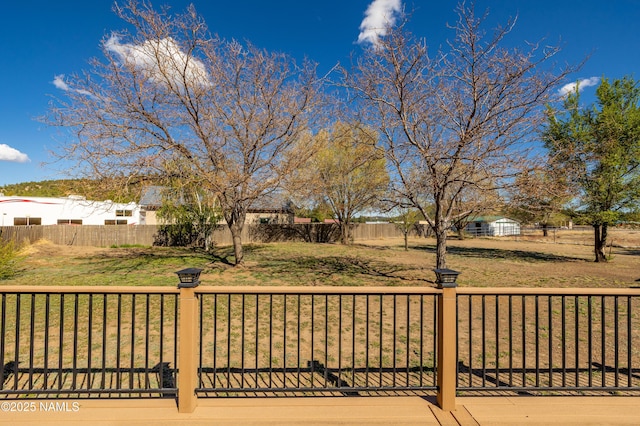 6120 E Treadway Trl, Flagstaff, AZ 86004 - view of wooden terrace