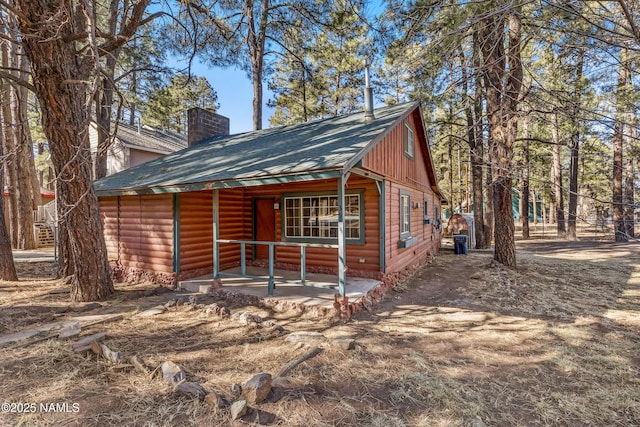 view of front of property