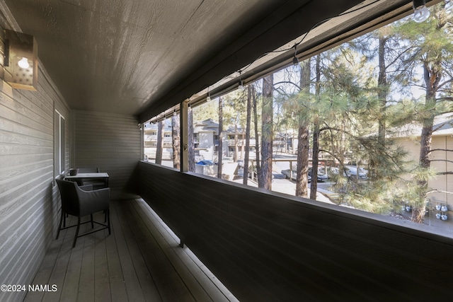 sunroom with a healthy amount of sunlight