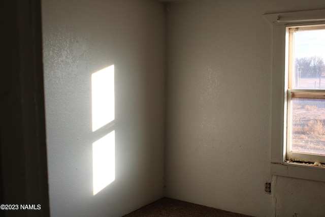 empty room with a healthy amount of sunlight