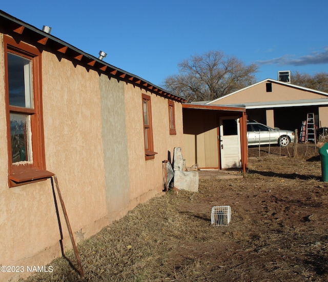 view of side of home