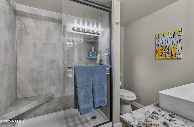2929 Kletha Trl, Flagstaff, AZ 86005 - bathroom with a stall shower and toilet