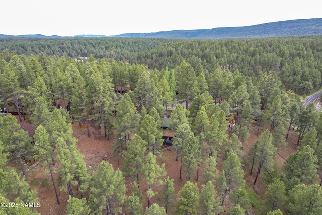 2929 Kletha Trl, Flagstaff, AZ 86005 - drone / aerial view of a forest and a mountainous background