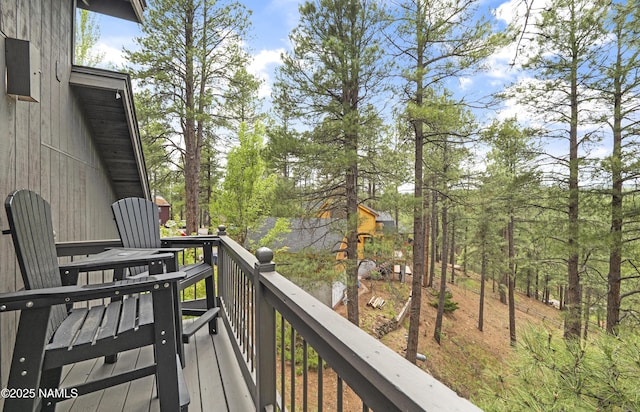 2929 Kletha Trl, Flagstaff, AZ 86005 - view of wooden deck