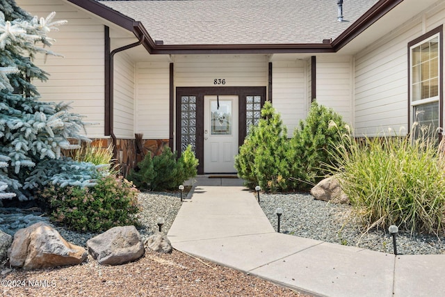 view of entrance to property