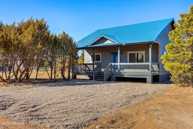 view of front of property