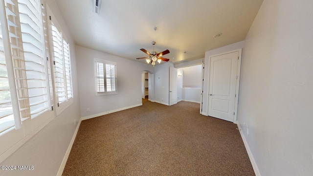 unfurnished bedroom featuring carpet