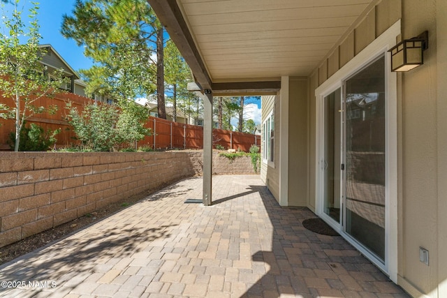 3223 S Beringer Ln, Flagstaff, AZ 86005 - fenced backyard with a patio