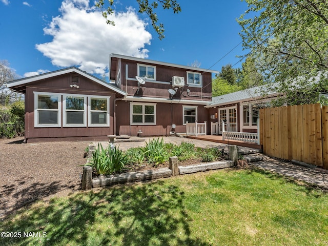 415 W Apache Rd, Flagstaff, AZ 86001 - back of property featuring a wooden deck